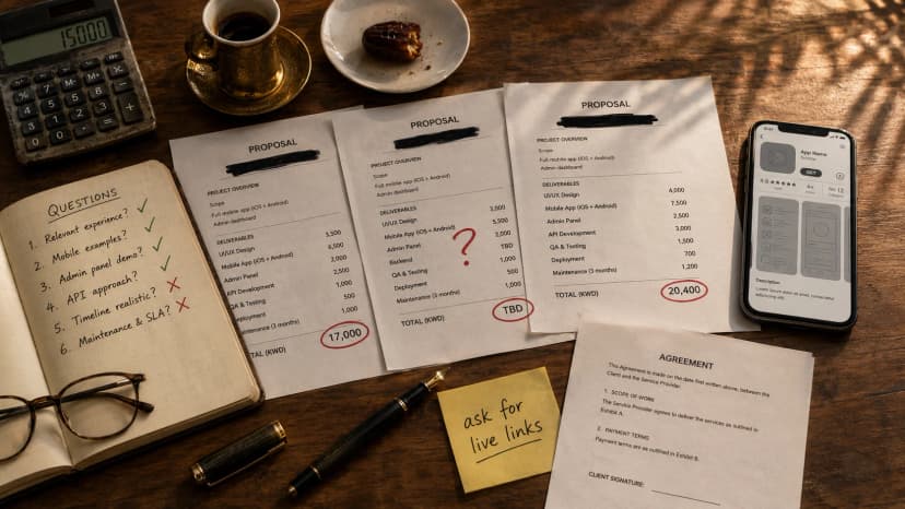 Mobile App Development Company in Kuwait: The Honest Buyer's Guide
